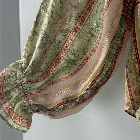 Hale Bob off the shoulder silk top - Picture 10 of 11